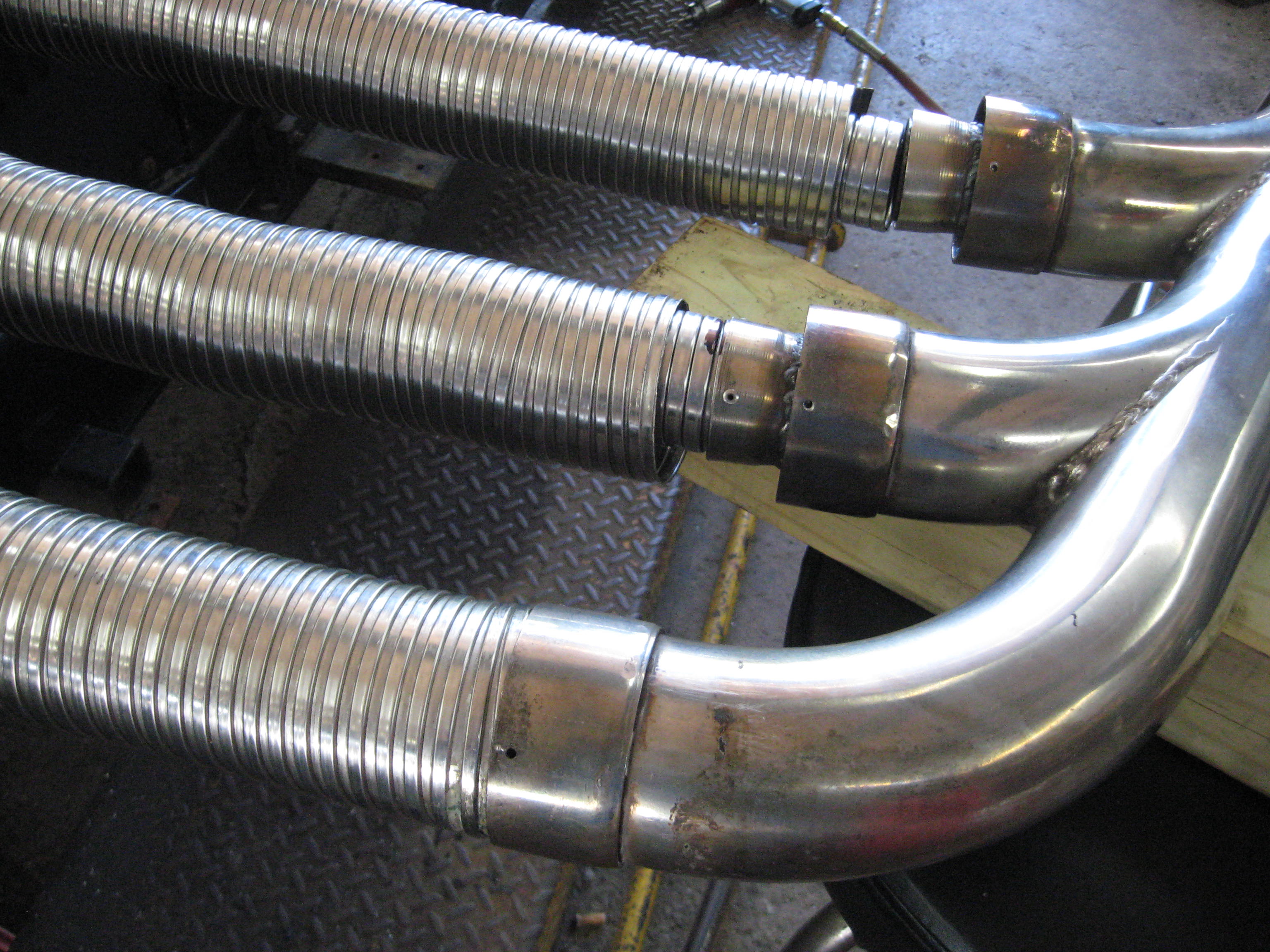 Automotive Exhaust Specialists work